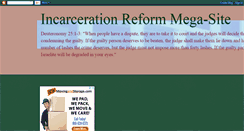 Desktop Screenshot of incarcerationreform.blogspot.com