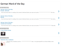 Tablet Screenshot of germanwotd.blogspot.com