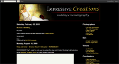 Desktop Screenshot of impressivecreations.blogspot.com