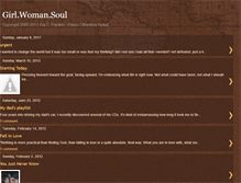 Tablet Screenshot of girlwomansoul.blogspot.com