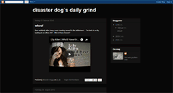 Desktop Screenshot of disaster-dog.blogspot.com