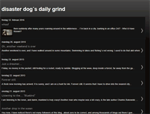 Tablet Screenshot of disaster-dog.blogspot.com