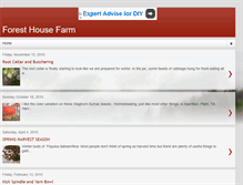 Tablet Screenshot of foresthousefarm.blogspot.com