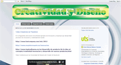 Desktop Screenshot of creatividadydisenouts.blogspot.com