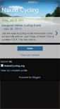 Mobile Screenshot of nakedcycling.blogspot.com