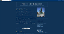 Desktop Screenshot of oldnewenglander.blogspot.com
