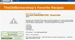 Desktop Screenshot of barbershop-recipes.blogspot.com