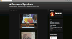 Desktop Screenshot of devsysadmin.blogspot.com