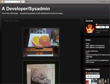 Tablet Screenshot of devsysadmin.blogspot.com