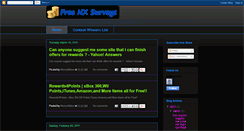 Desktop Screenshot of freenxsurveys.blogspot.com