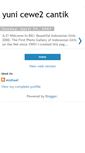 Mobile Screenshot of cewecewecantik.blogspot.com