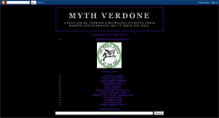 Desktop Screenshot of mythverdone.blogspot.com