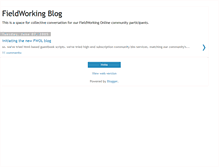 Tablet Screenshot of fieldworking.blogspot.com