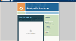 Desktop Screenshot of moviethedayaftertomorrow.blogspot.com