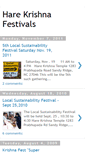Mobile Screenshot of harekrishnafestivals.blogspot.com
