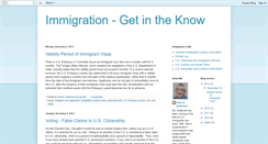 Desktop Screenshot of immigration-getintheknow.blogspot.com