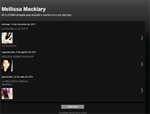 Tablet Screenshot of mellissamacklary.blogspot.com