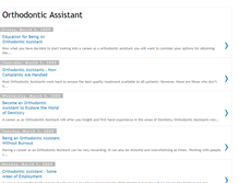 Tablet Screenshot of orthodonticassistant.blogspot.com