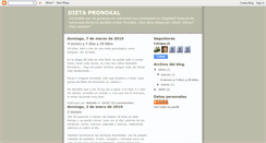 Desktop Screenshot of adelgazandoconpronokal.blogspot.com