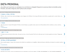 Tablet Screenshot of adelgazandoconpronokal.blogspot.com