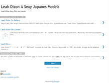 Tablet Screenshot of leahdizonsexymodel.blogspot.com