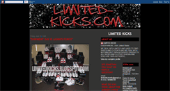 Desktop Screenshot of limitedkicks.blogspot.com