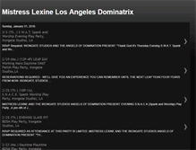 Tablet Screenshot of mistresslexine.blogspot.com
