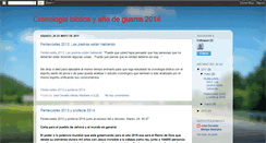 Desktop Screenshot of cronologiayprofecia2014.blogspot.com