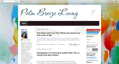 Desktop Screenshot of palmbreezeliving.blogspot.com