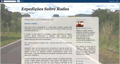 Desktop Screenshot of expedicoessobrerodas.blogspot.com