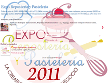 Tablet Screenshot of exporeposteriaypasteleria.blogspot.com