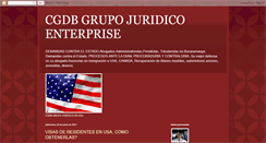 Desktop Screenshot of cgdbgrupojuridico.blogspot.com