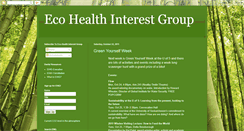 Desktop Screenshot of ecohealthinterestgroup.blogspot.com