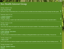 Tablet Screenshot of ecohealthinterestgroup.blogspot.com