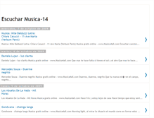 Tablet Screenshot of escucharmusica-14.blogspot.com