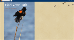 Desktop Screenshot of howtofindyourpath.blogspot.com