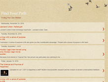 Tablet Screenshot of howtofindyourpath.blogspot.com