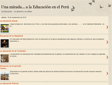 Tablet Screenshot of educate-peru.blogspot.com