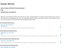 Tablet Screenshot of guitar-mentor.blogspot.com
