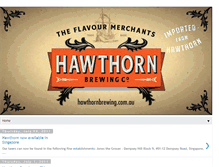 Tablet Screenshot of hawthornbrewing.blogspot.com
