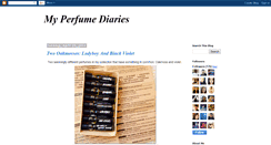 Desktop Screenshot of myperfumediaries.blogspot.com