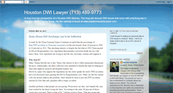 Desktop Screenshot of houston-dwi-lawyer.blogspot.com