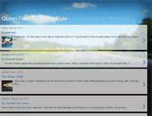 Tablet Screenshot of glutenfreesouthern.blogspot.com