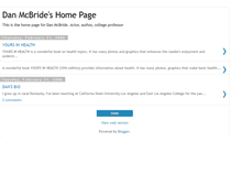Tablet Screenshot of dmcbride.blogspot.com
