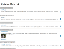 Tablet Screenshot of christinehellqvist.blogspot.com