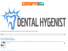 Tablet Screenshot of 1dentalhygenist.blogspot.com