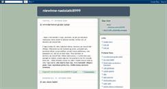 Desktop Screenshot of niewinne-nastolatki8999.blogspot.com
