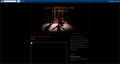 Desktop Screenshot of laleyendadexuaxua.blogspot.com