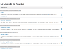 Tablet Screenshot of laleyendadexuaxua.blogspot.com