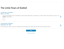 Tablet Screenshot of littlefearsezekiel.blogspot.com